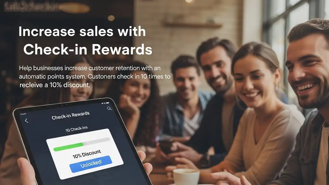 Tap2CheckIn Salon Interface